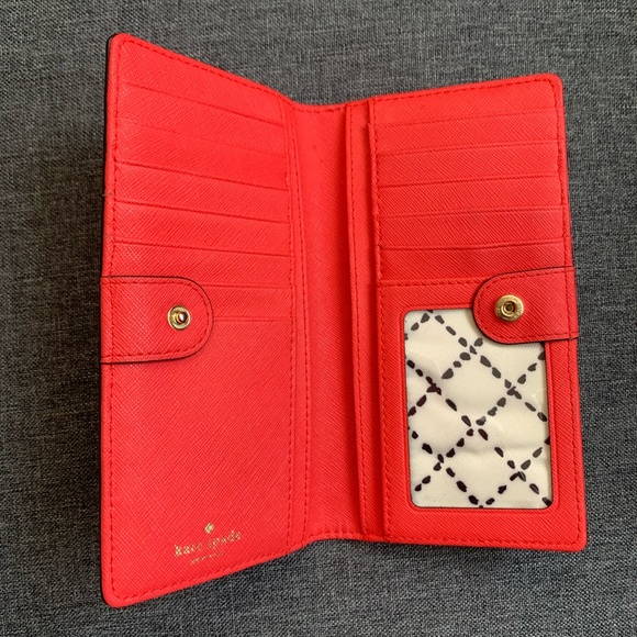Kate Spade Red Wallet - Picture 3 of 9